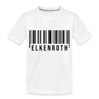 Elkenroth Westerwald - Kinder Premium Bio T-Shirt - Weiß - Vorne