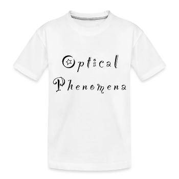 OpticalPhenomena - Kids' Premium Organic T-Shirt - white - Front