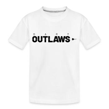 Hors-la-loi Dart - T-shirt bio Premium Enfant - blanc - Devant