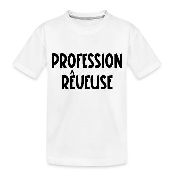 profession rêveuse - T-shirt bio Premium Enfant - blanc - Devant