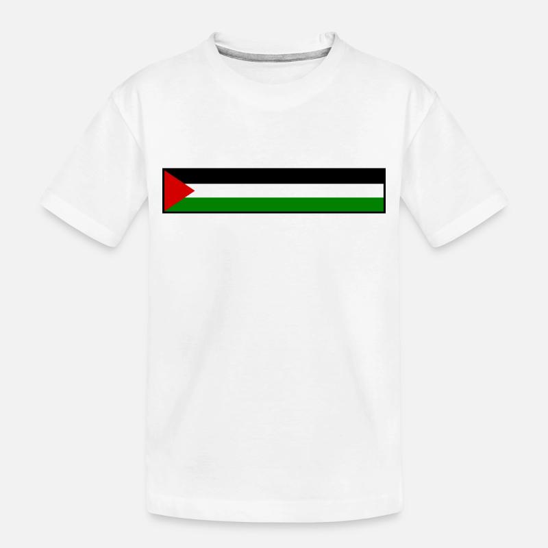 Free palestine - Kinder Premium Bio T-Shirt - Weiß