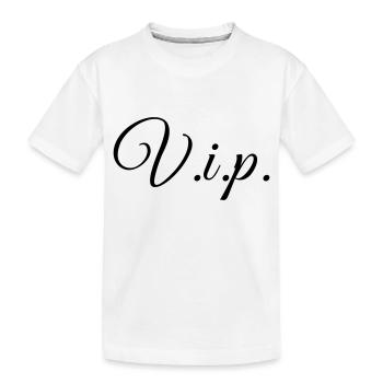 V.i.p. personne très importante - T-shirt bio Premium Enfant - blanc - Devant