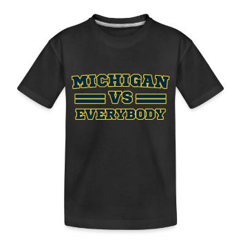 Michigan vs. Everybody - T-shirt bio Premium Enfant - noir - Devant