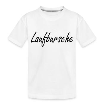 Marathon Running Jogging - Kinder Premium Bio T-Shirt - Weiß - Vorne