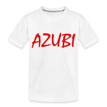 Azubi - Kinder Premium Bio T-Shirt - Weiß - Vorne