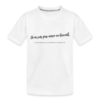 Accro au travail - T-shirt bio Premium Enfant - blanc - Devant