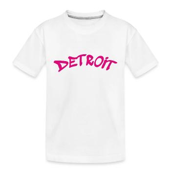 Détroit - Michigan - États-Unis - Amérique - T-shirt bio Premium Enfant - blanc - Devant
