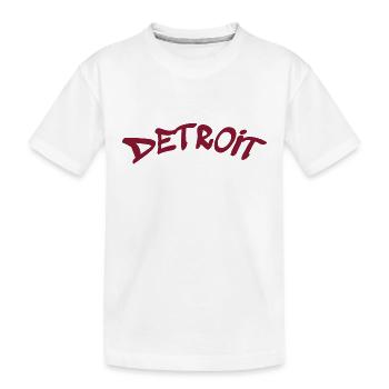 Détroit - Michigan - États-Unis - Amérique - T-shirt bio Premium Enfant - blanc - Devant