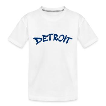 Détroit - Michigan - États-Unis - Amérique - T-shirt bio Premium Enfant - blanc - Devant