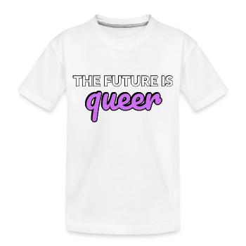 L’avenir est queer - T-shirt bio Premium Enfant - blanc - Devant