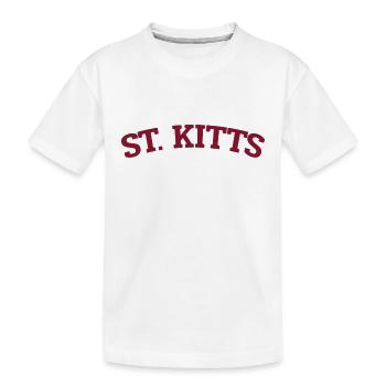 Saint-Christophe-et-Niévès - Caraïbes - Antilles - T-shirt bio Premium Enfant - blanc - Devant