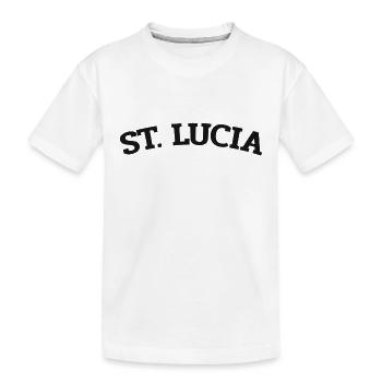 Saint Lucia - Castries - Caribbean - West Indies - Kids' Premium Organic T-Shirt - white - Front