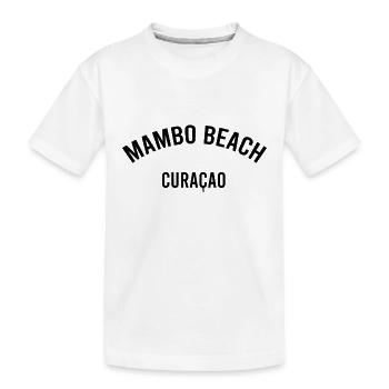 Mambo Beach - Curaçao - Caraïbes néerlandaises - Karibik - T-shirt bio Premium Enfant - blanc - Devant