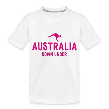 Australie - Australie - Australie - Kangourou - T-shirt bio Premium Enfant - blanc - Devant