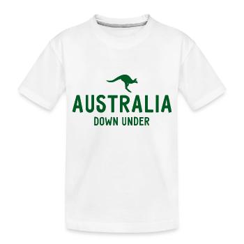 Australie - Australie - Australie - Kangourou - T-shirt bio Premium Enfant - blanc - Devant