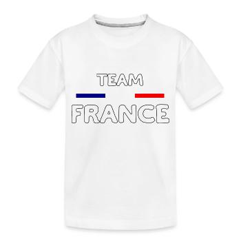 TEAM FRANCE! - T-shirt bio Premium Enfant - blanc - Devant