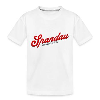 Spandau Berlin Bezirk Deutschland - Kinder Premium Bio T-Shirt - Weiß - Vorne