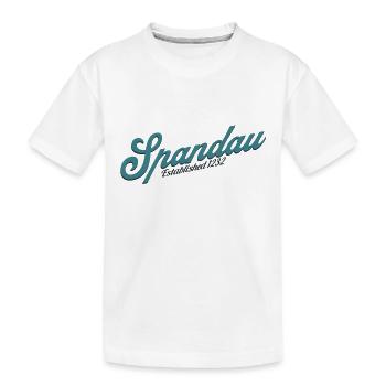 Spandau Berlin Bezirk Deutschland - Kinder Premium Bio T-Shirt - Weiß - Vorne
