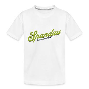 Spandau Berlin Bezirk Deutschland - Kinder Premium Bio T-Shirt - Weiß - Vorne