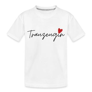 Demoiselle d’honneur - T-shirt bio Premium Enfant - blanc - Devant