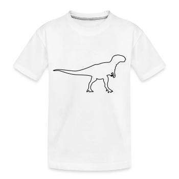 dinosaure - T-shirt bio Premium Enfant - blanc - Devant