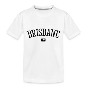 Brisbane Australia Down Under Kangaroo Koala - Kinder Premium Bio T-Shirt - Weiß - Vorne
