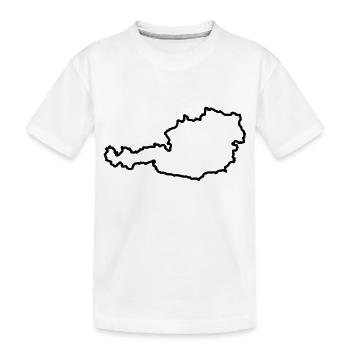 Autriche - T-shirt bio Premium Enfant - blanc - Devant