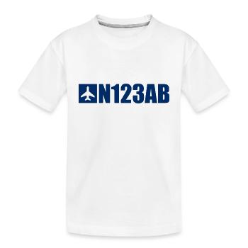 Aviation sur mesure - Avion - Vol - Pilote - T-shirt bio Premium Enfant - blanc - Devant