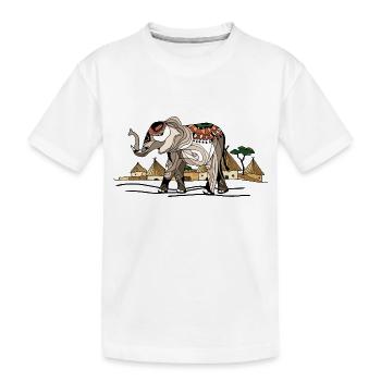 Éléphant - T-shirt bio Premium Enfant - blanc - Devant
