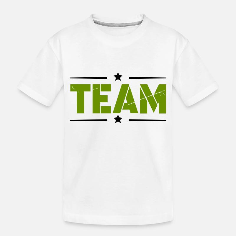 Équipe - T-shirt bio Premium Enfant - blanc
