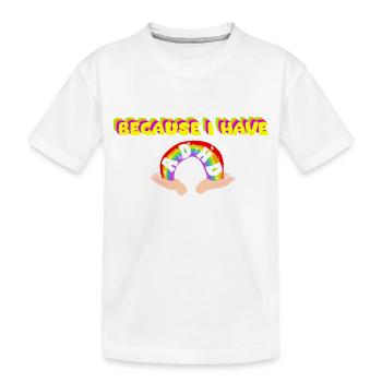 Neurodivergent Queen - Kids' Premium Organic T-Shirt - white - Front