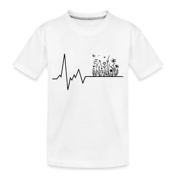 Heartbeat Jardinier Jardinier Jardinier - T-shirt bio Premium Enfant - blanc - Devant