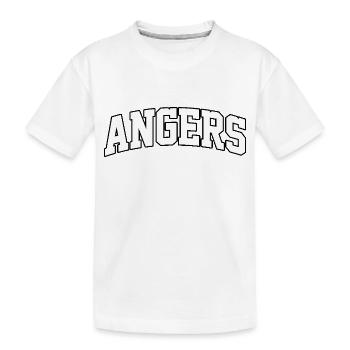 Logo Angers : Design collégial au style raffiné - T-shirt bio Premium Enfant - blanc - Devant