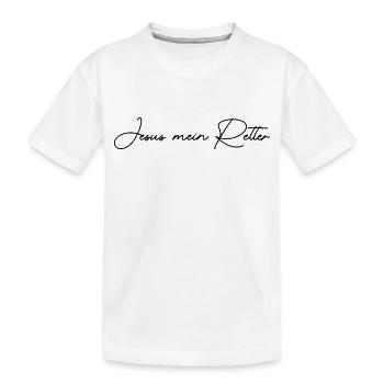 Jésus mon Sauveur - T-shirt bio Premium Enfant - blanc - Devant