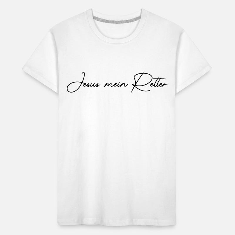 Jesus mein Retter Kinder Premium Bio T-Shirt