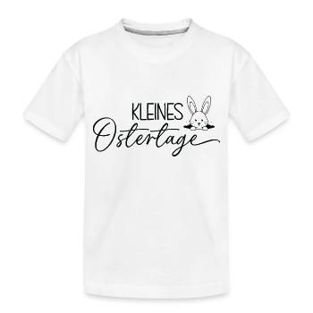 Kleines Ostertage 🐰🌸 - Kinder Premium Bio T-Shirt - Weiß - Vorne