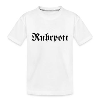 Ruhrpott - Pott - Bergbau - Kumpel - Ruhr - Shirt - Kinder Premium Bio T-Shirt - Weiß - Vorne