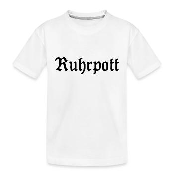 Ruhrpott - Pott - Bergbau - Kumpel - Ruhr - Shirt - Kinder Premium Bio T-Shirt - Weiß - Vorne