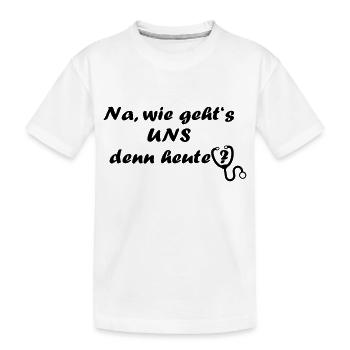 arzt doktor krankenhaus stetoskop - Kinder Premium Bio T-Shirt - Weiß - Vorne