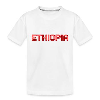 Ethiopia - Ethiopia - Addis Ababa - Africa - Afri - Kids' Premium Organic T-Shirt - white - Front