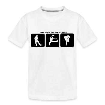 Danse Yoga Ballet Rock Fun Fun Musique de fête - T-shirt bio Premium Enfant - blanc - Devant