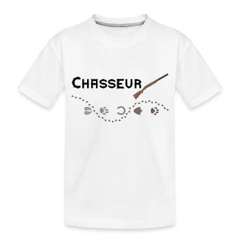 chasseur - T-shirt bio Premium Enfant - blanc - Devant