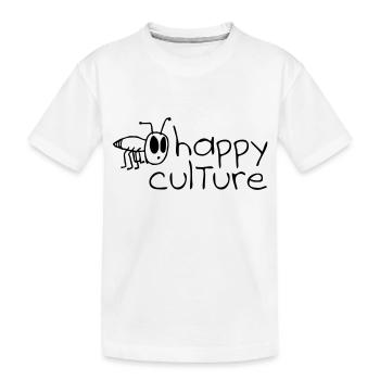 happy culture - T-shirt bio Premium Enfant - blanc - Devant