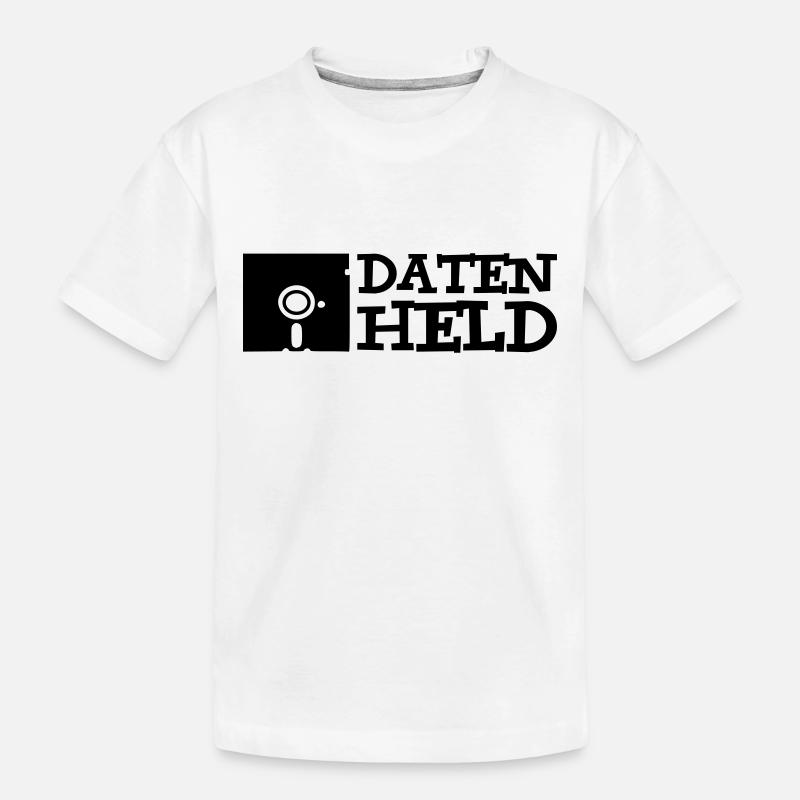 daten_held 1c - T-shirt bio Premium Enfant - blanc