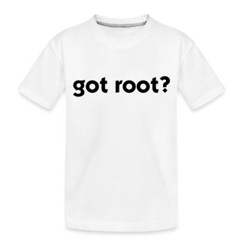 Vous avez Racine? - T-shirt bio Premium Enfant - blanc - Devant
