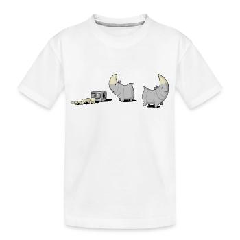 Rhinoféroce - T-shirt bio Premium Enfant - blanc - Devant