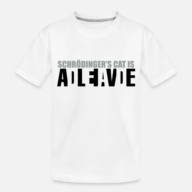 Schrödinger's cat - T-shirt bio Premium Enfant - blanc