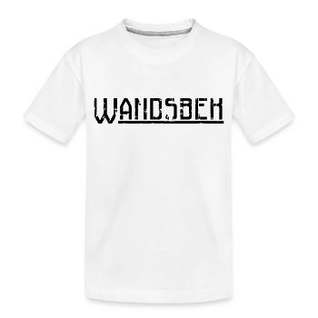 wandsbek - Kinder Premium Bio T-Shirt - Weiß - Vorne