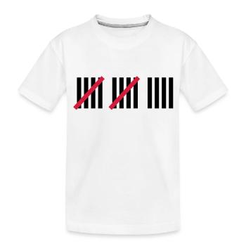 14 . Geburtstag - Kinder Premium Bio T-Shirt - Weiß - Vorne