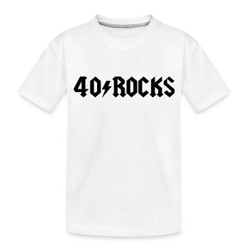 40 Geburtstag - Kinder Premium Bio T-Shirt - Weiß - Vorne